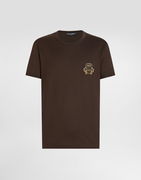 Dolce & Gabbana Cotton T-Shirt with Heraldic Patch