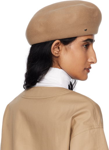 Baretka Max Mara Pitti Felt Beret Béžová | 2525576014600, 2