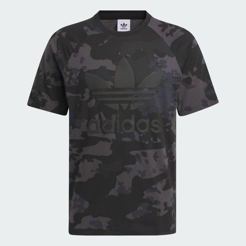 Tričko adidas Originals Camo Trefoil Tee Čierna | IS2892