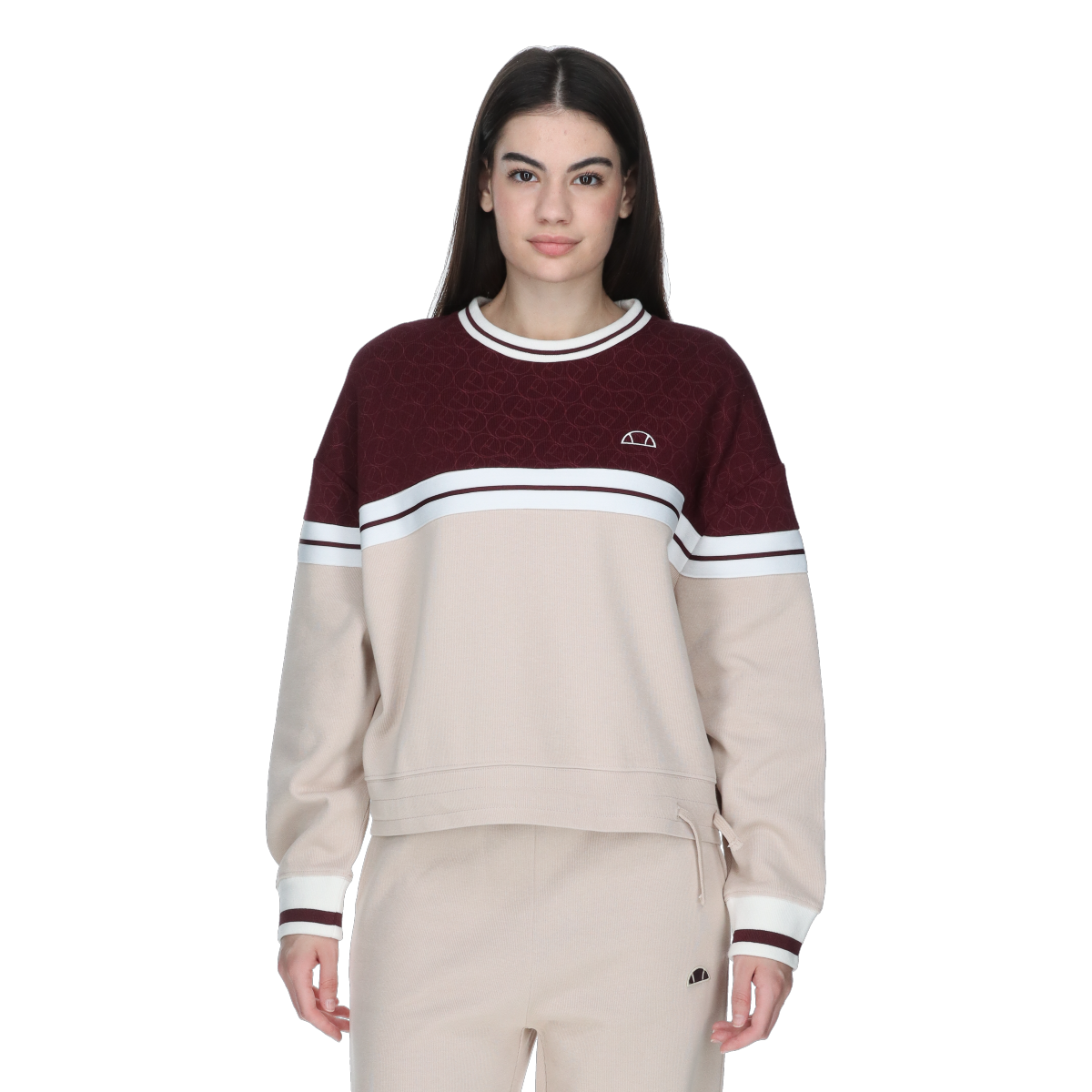 Mikina Ellesse ELLESSE Women's Crewneck Sweatshirt Béžová | ELA253F631-56, 0