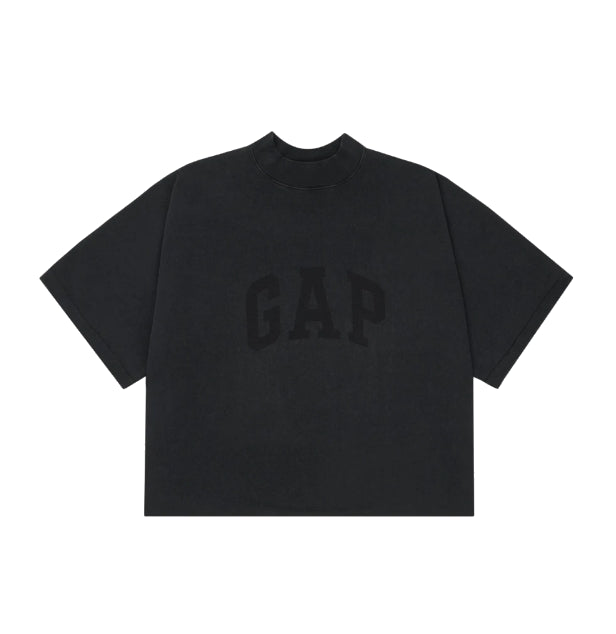 Tričko GAP Yeezy Gap Engineered by Balenciaga Washed T-Shirt Čierna | 473112-00