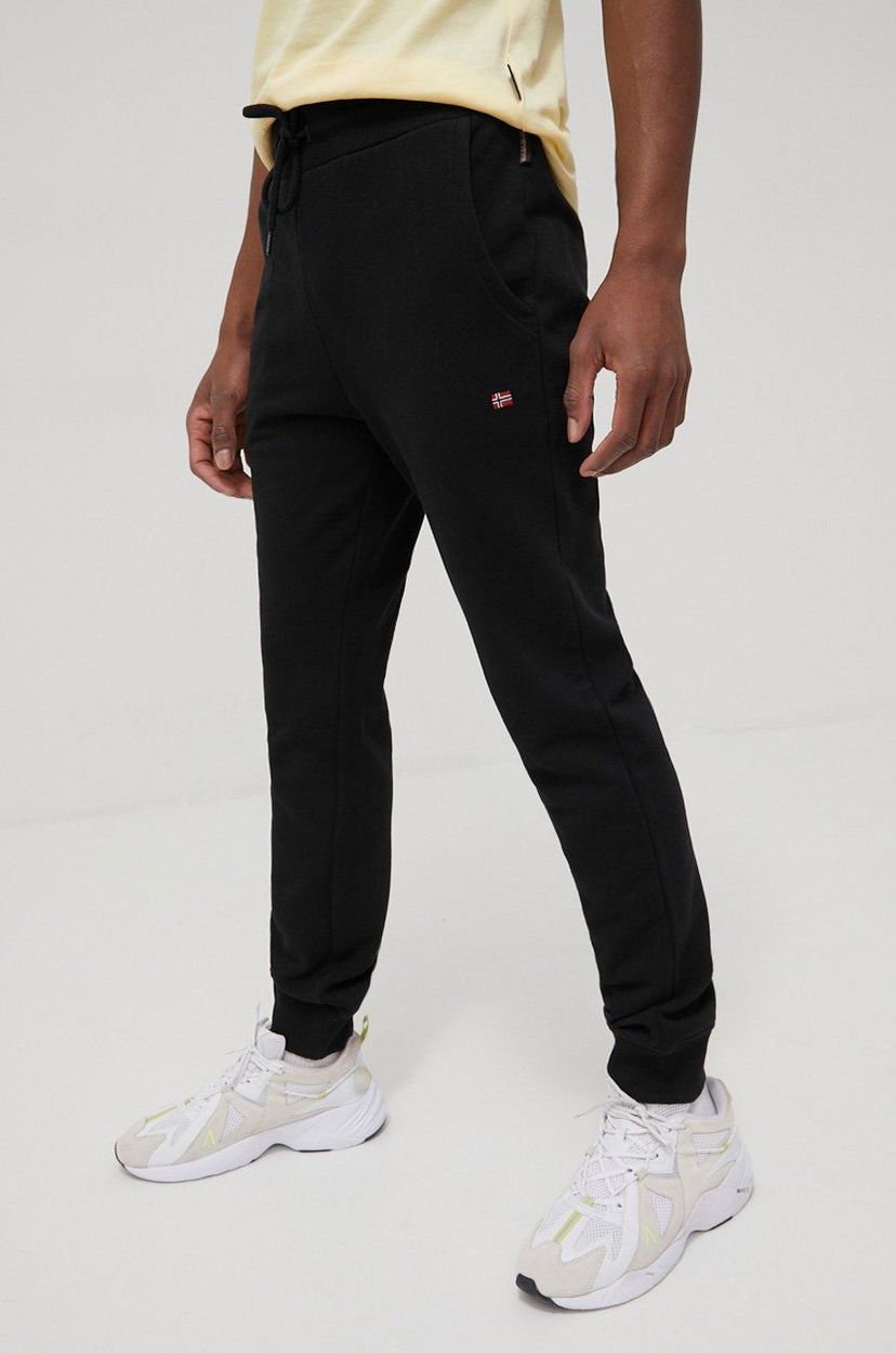 Tepláky Napapijri Men's Regular Fit Sweatpants Čierna | NP0A4GBK0411
