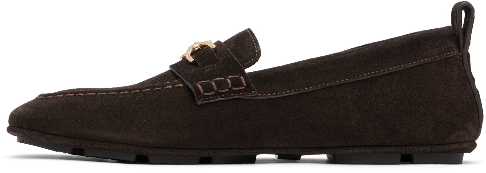 Suede Driver Loafers