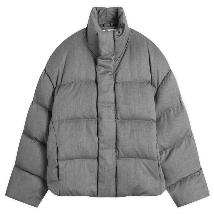 Prešívaná bunda Entire Studios MML Puffer Jacket, Size Large Šedá | ESU-W25-1046-GR