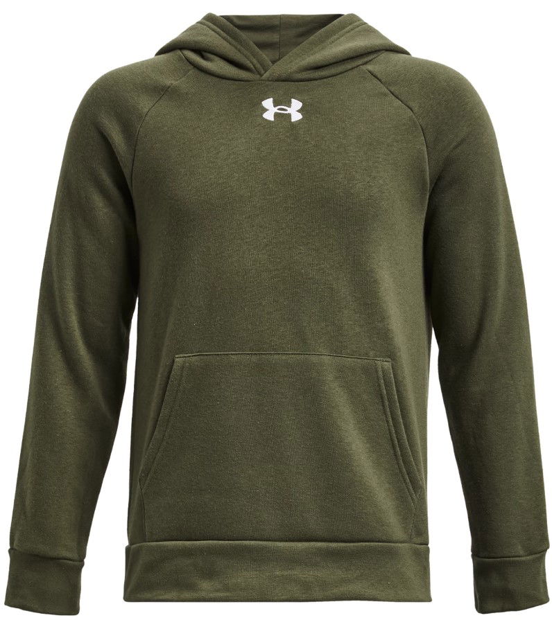 Mikina Under Armour Rival Fleece Hoodie Zelené | 1379792-390, 0