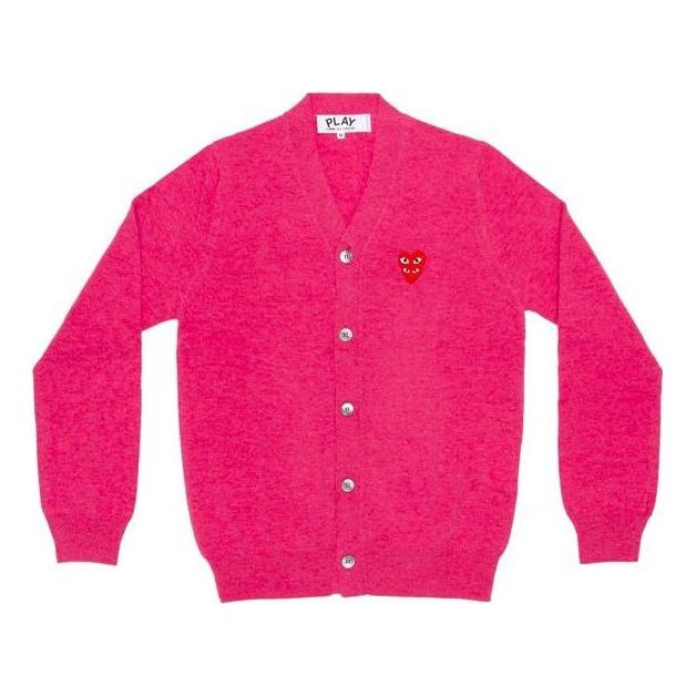 Sveter Comme des Garçons PLAY Family Heart Cardigan Ružová | AZ-N076-051-4