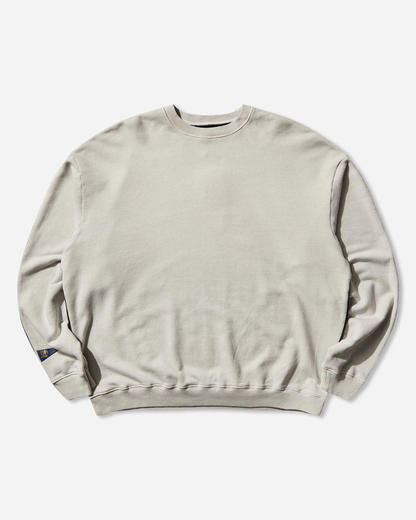 Mikina KAPITAL Sweat Knit 2Tones Remake Big Sweatshirt Béžová | EK-1139LCA ECRXBLACK