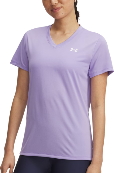Tričko Under Armour V-Neck Short-Sleeve Tech SSV Solid T-Shirt Fialová | 1384229-538, 0
