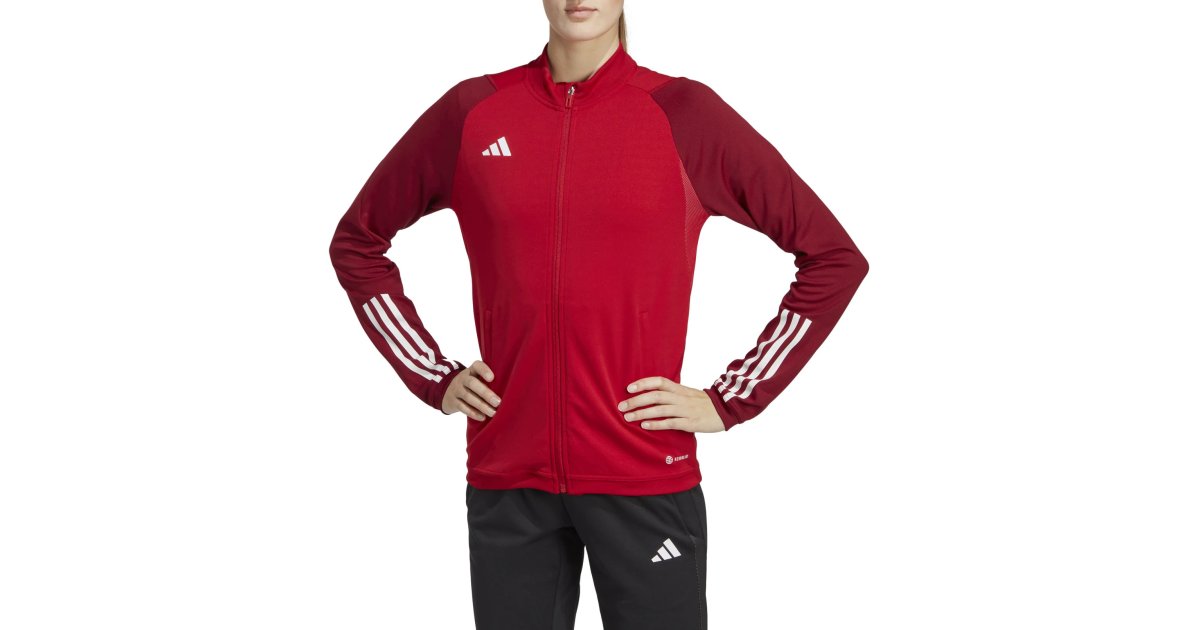 Bunda adidas Originals Tiro 23 Competition Zip Top Červená | ic4605, 1