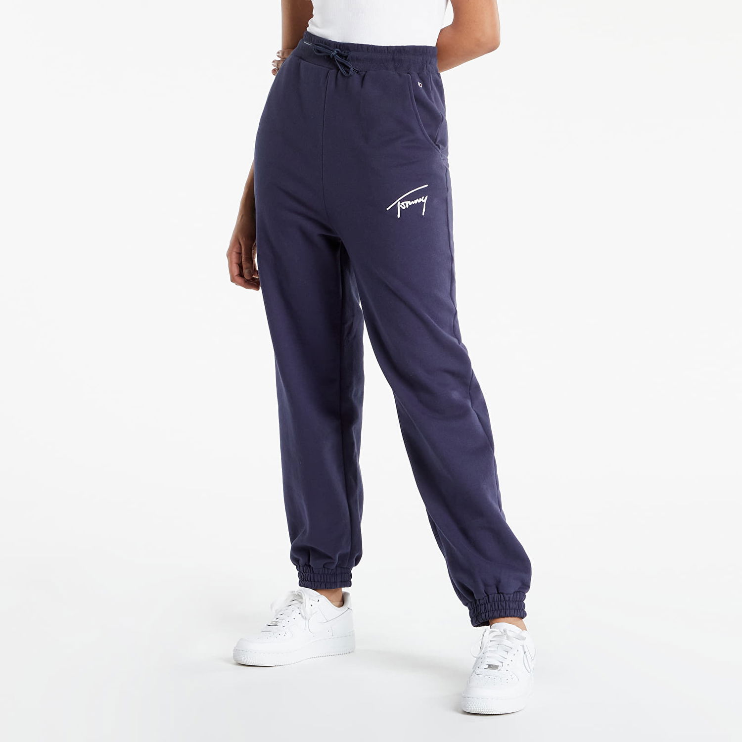 Tepláky Tommy Hilfiger Signature Sweatpants Navy | DW0DW11886 C87, 0