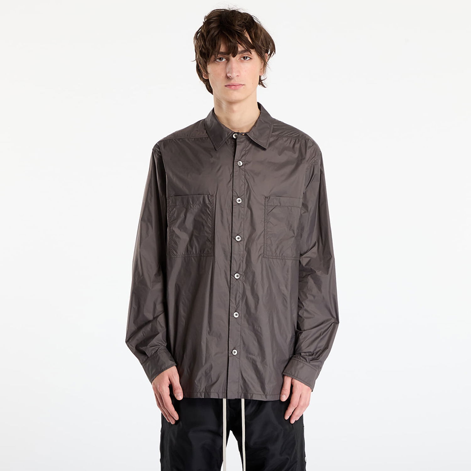 Košeľa Rick Owens Rick Owens DRKSHDW Jumbo Outershirt Šedá | DU02E7299 NP 94, 0