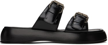 Tenisky a topánky BY FAR BY FAR Wyatt Platform Sandals Čierna | 23SSWYSBLSPN, 0