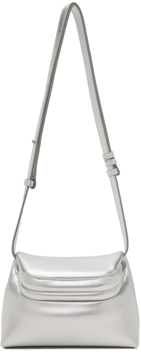 Taška cez rameno OSOI Metallic Leather Mini Crossbody Bag Metalická | 24FWB01017011, 0