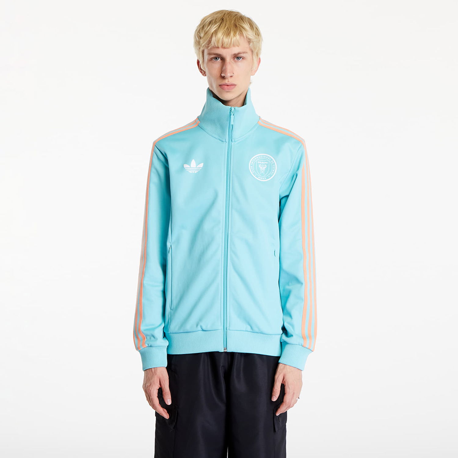 Mikina adidas Originals 2024 Inter Miami CF adidas Beckenbauer Track Top Easy Mint Tyrkysová | JJ1829, 0