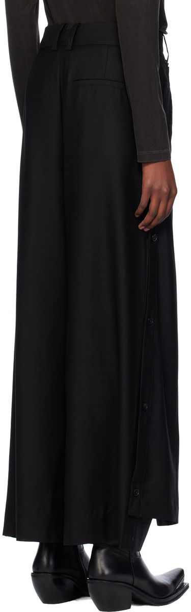 Nohavice Feng Chen Wang Feng Chen Wang Oversize Skirt Trousers Čierna | FUF18TR20B, 2