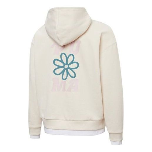 Mikina Puma Layered Hoodie with Floral Print Béžová | 536091-99, 0
