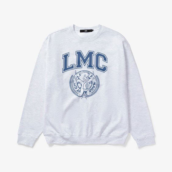 Mikina LMC College Bear Sweatshirt Biela | 0LM22FSW102LHG, 0