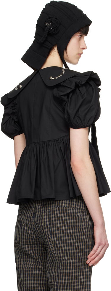 Košeľa Chopova Lowena Chopova Lowena Lasso Peplum Blouse Čierna | 2286, 2