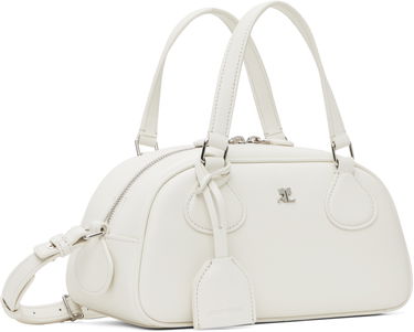 Kabelka Courrèges Courrèges Friday Bowling Leather Bag Biela | 125GSA167CR0065, 1