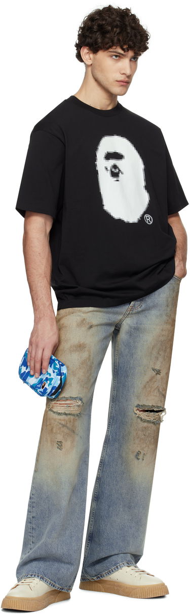Tričko BAPE Pixel Ape Head Graphic Tee Čierna | 001TEK801348M, 3