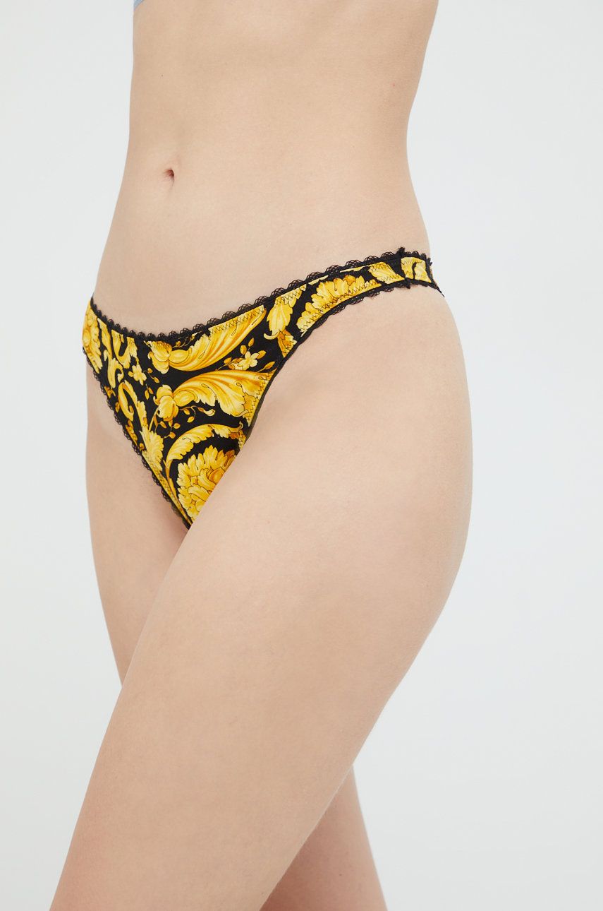 Nohavičky Versace Tanga Žltá | 1000601, 0