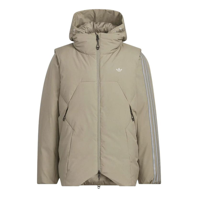Prešívaná bunda adidas Originals HAMCUS Originals Insulated Hooded Jacket Zelené | IY5050