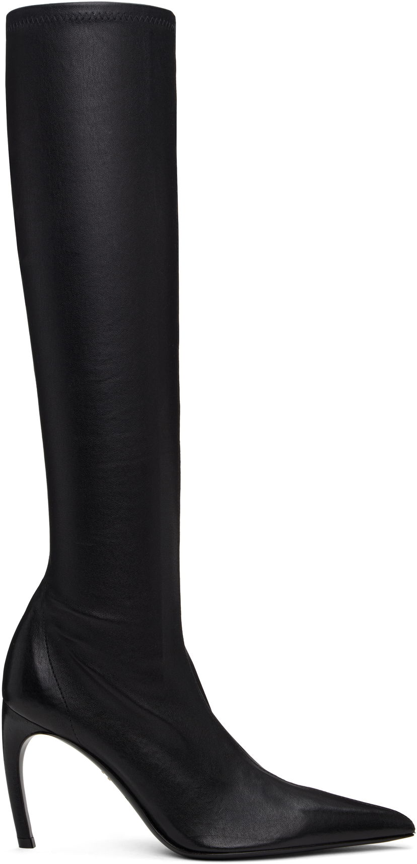 Ponožky FERRAGAMO Ferragamo High Nappa Stretch Boots Čierna | 778269