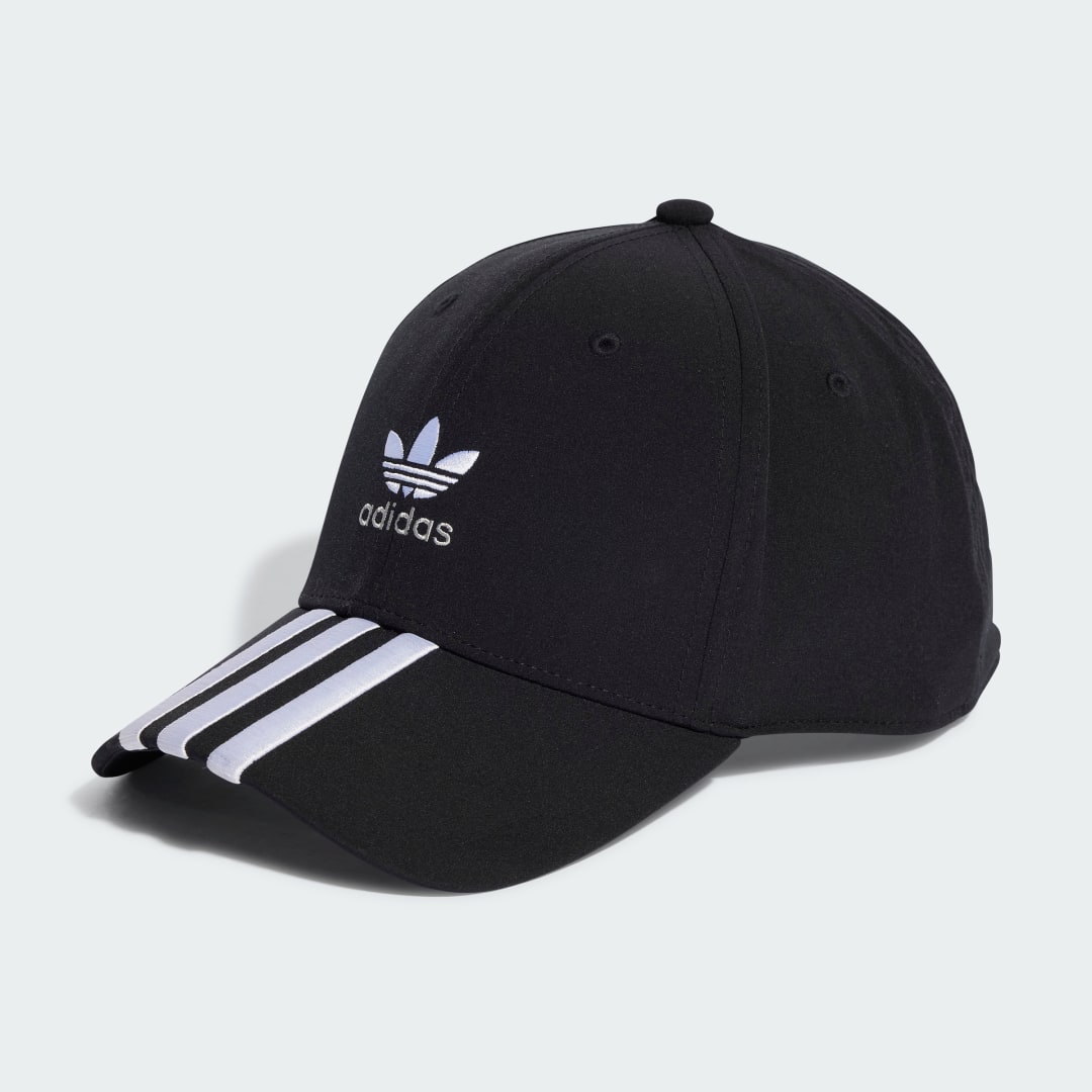 Šiltovka adidas Originals Adicolor Classic Trefoil Stonewashed Baseball Cap Čierna | II0743, 0