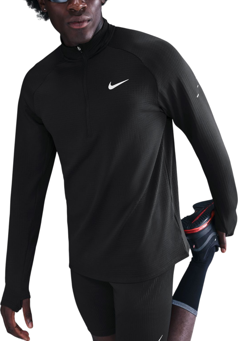 Tričko Nike Stride Running Top Half-Zip Čierna | hv2707-010