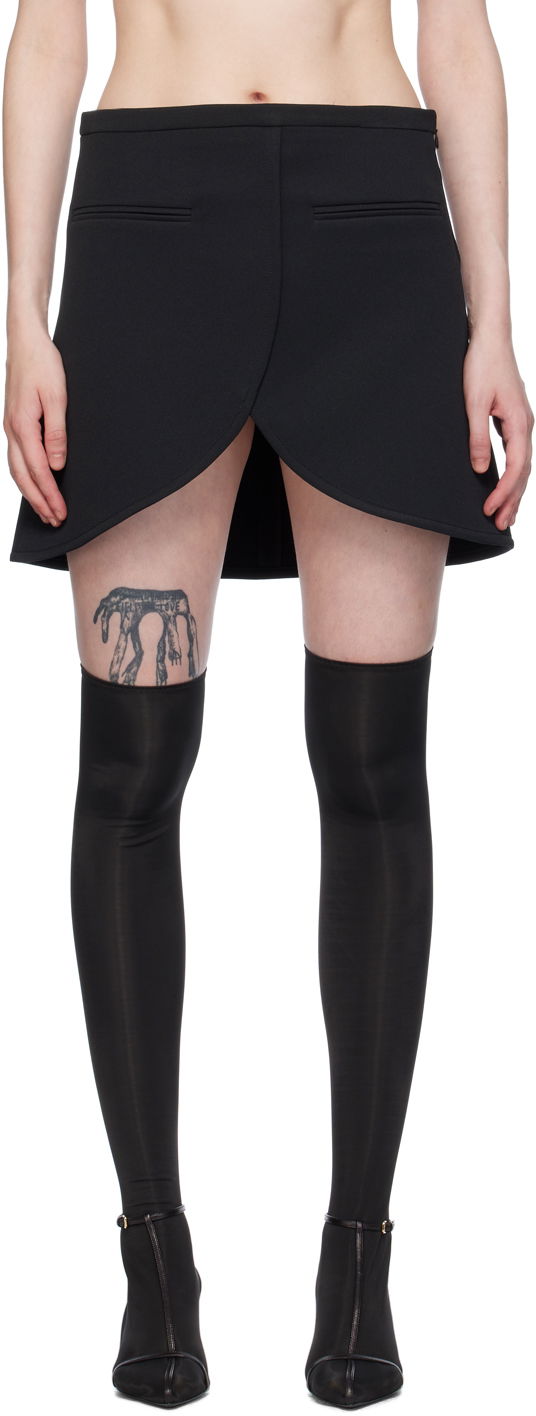 Sukňa Courrèges Ellipse Black Scuba Mini Skirt Čierna | 224CJU171PL0007, 0