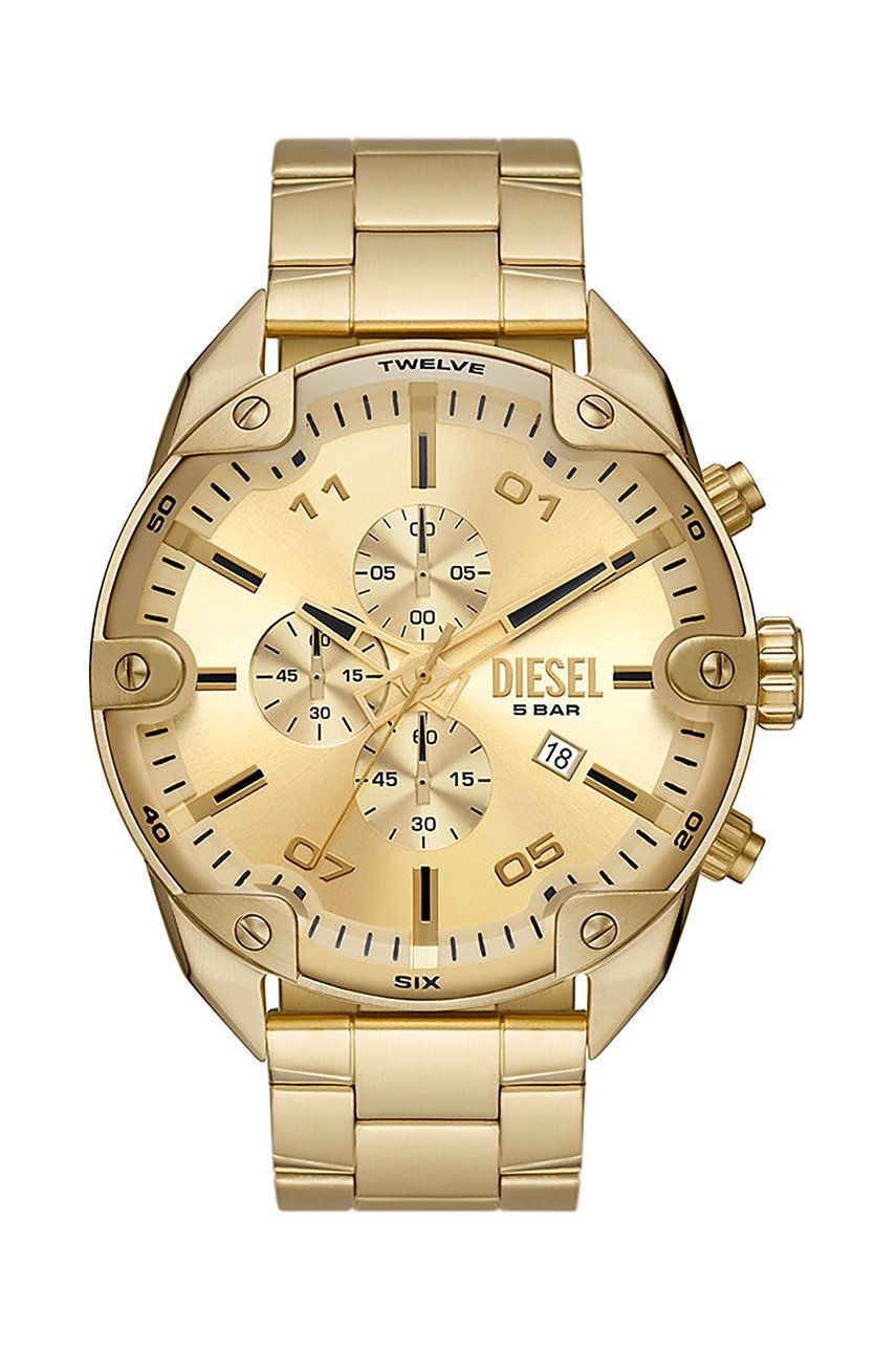 Hodinky Diesel Spiked Chronograph Watch Metalická | DZ4608, 0