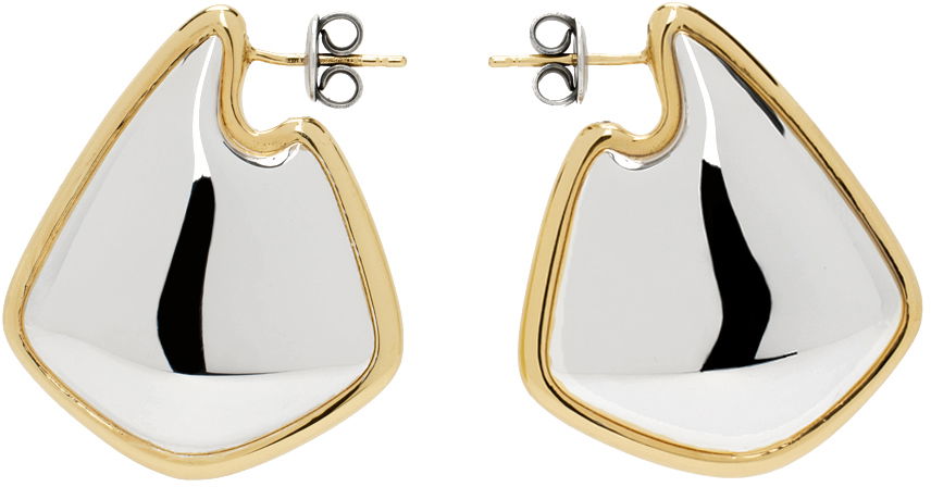 Náušnice Bottega Veneta Small Fin Earrings Metalická | 795581 V507D, 0