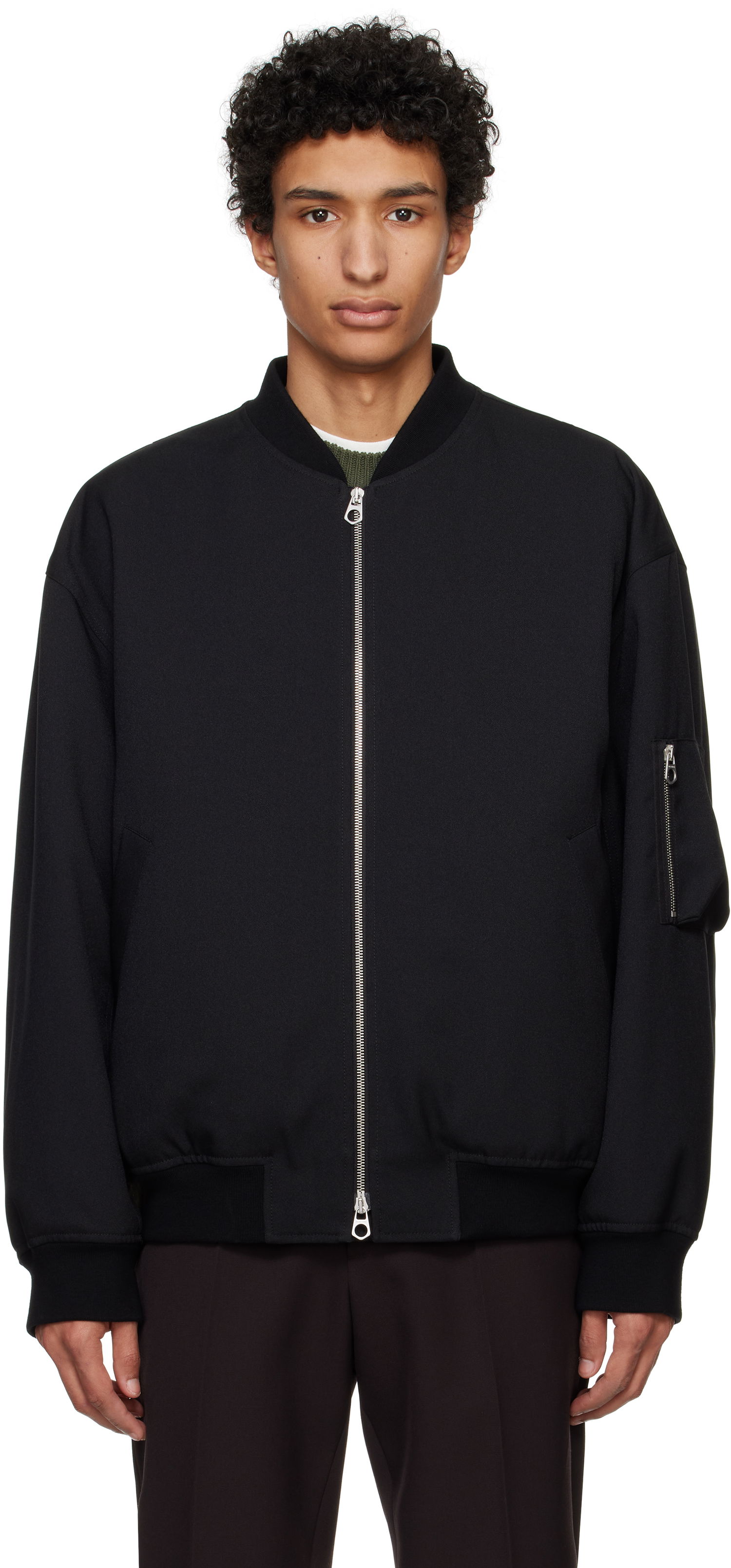 Bomber bunda Jil Sander Jil Sander Padded Bomber Jacket Čierna | J22BN0240_J70001, 0