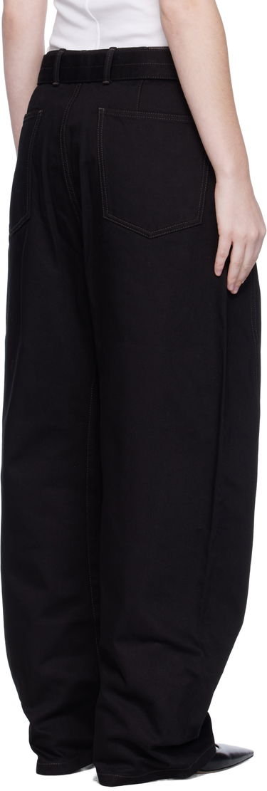 Džínsy LEMAIRE Lemaire Twisted Belted Jeans Čierna | PA326 LD1055, 2