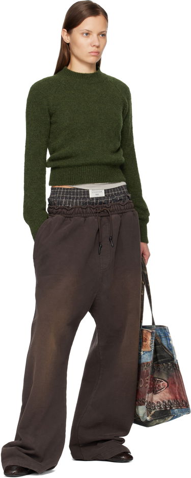 Tepláky Acne Studios Layered Logo Sweatpants Hnedá | CK0126-, 3