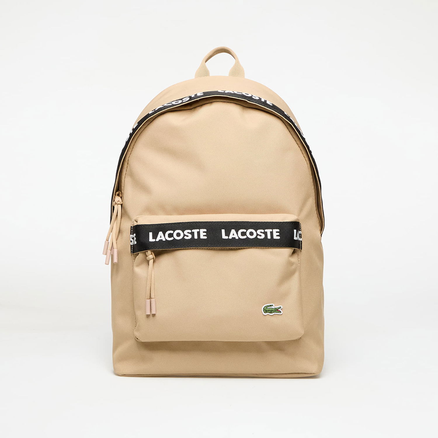 Batoh Lacoste Lacoste Tape Viennois Backpack Béžová | NU4685NZ Q94, 0