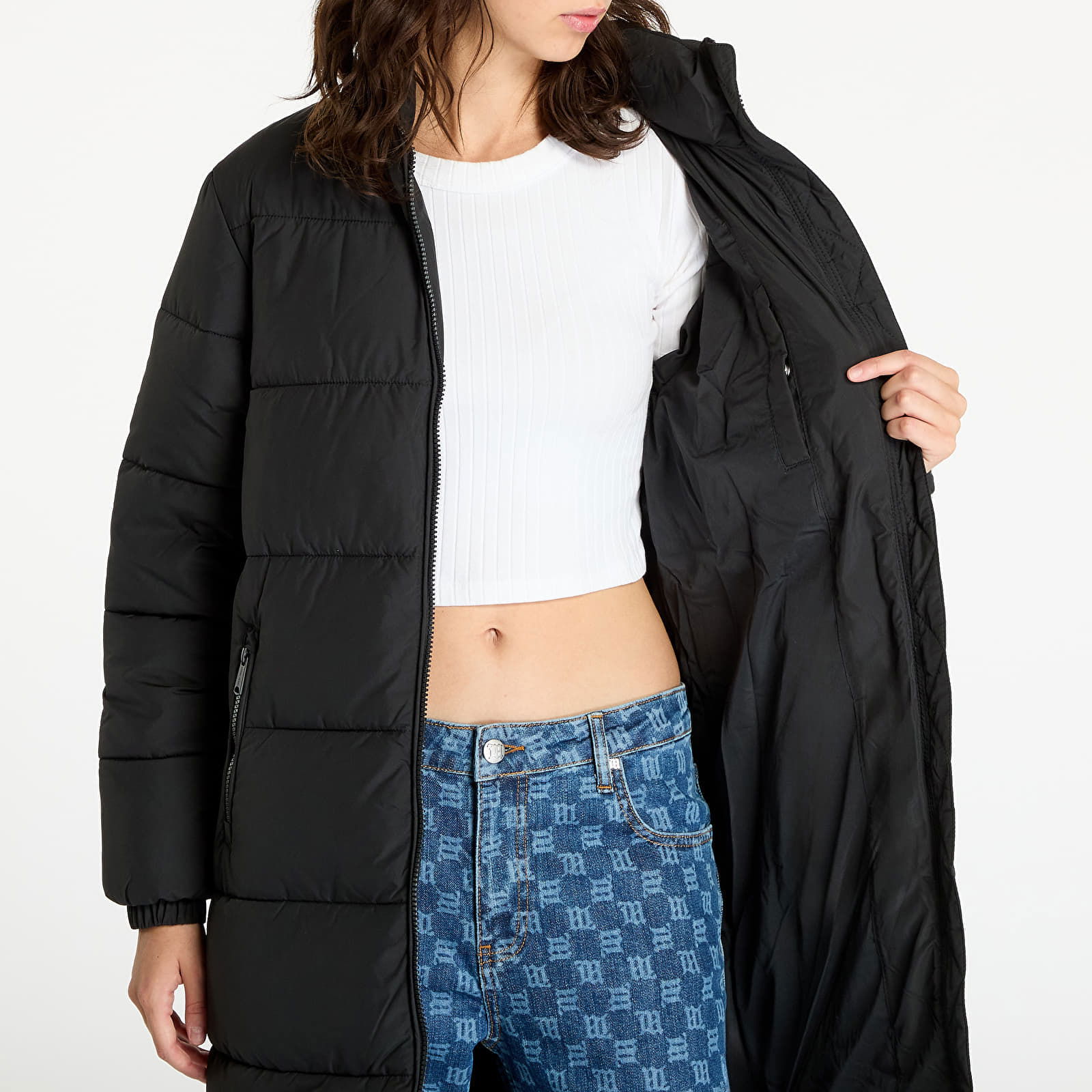 Maxi Essential Puffer Coat Black