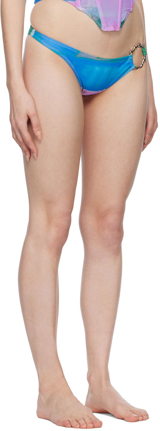 Plavky Miaou Miaou Hannah Jewett Edition Maya Bikini Bottom Modrá | 2021SWTHP, 1