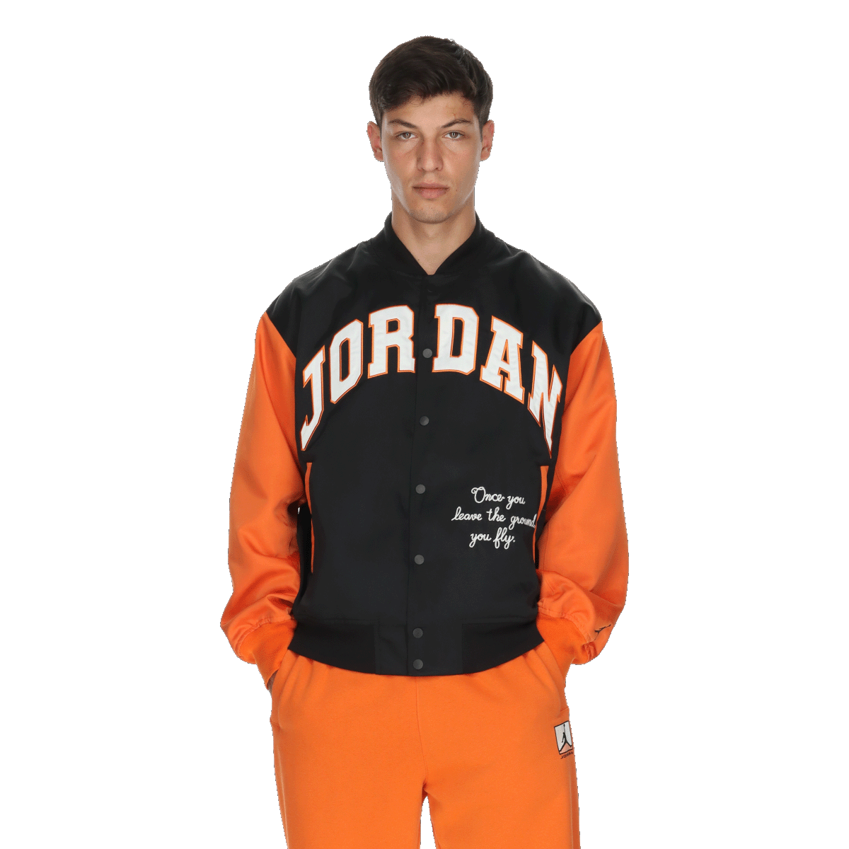 Bomber bunda Nike Jordan Collegiate Varsity Jacket Oranžová | HV0099-011, 0