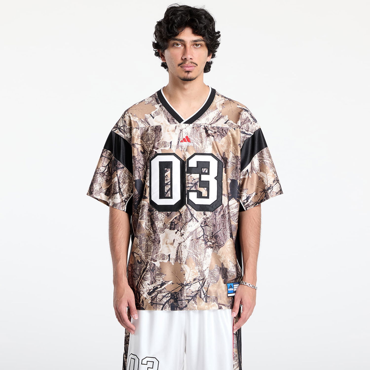 Dres adidas Originals adidas Originals Camo Football Jersey Béžová | KD6250, 0
