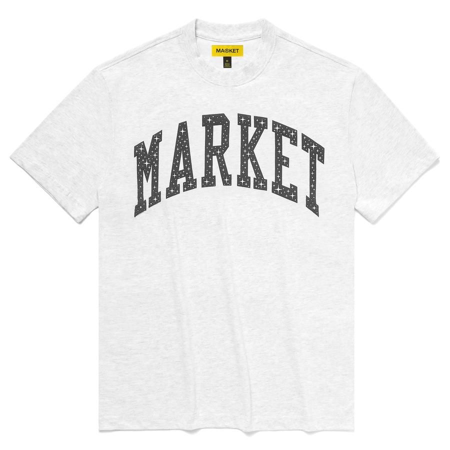 Tričko MARKET Arc Puff T-shirt Biela | 399000613/0016, 0
