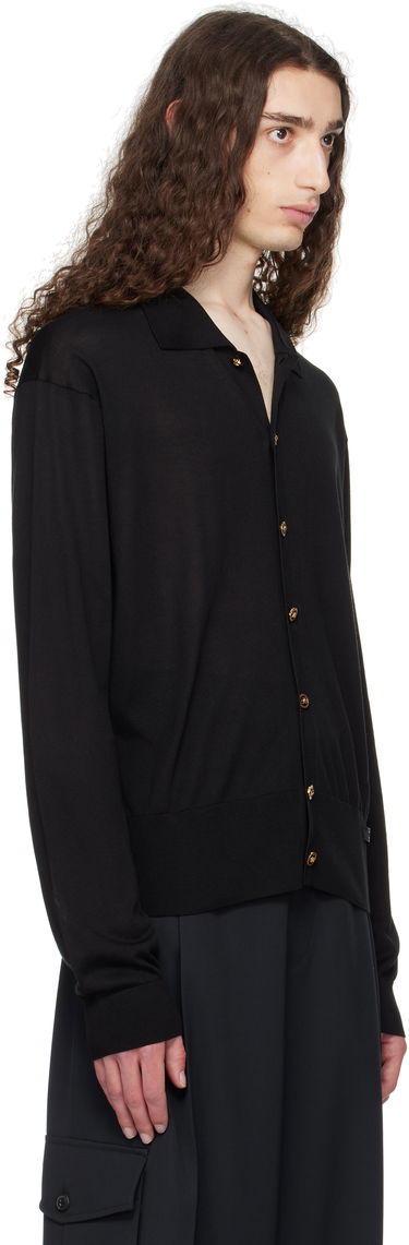 Sveter Versace Versace Knit Silk Cardigan Čierna | 1020281_1A12273, 1