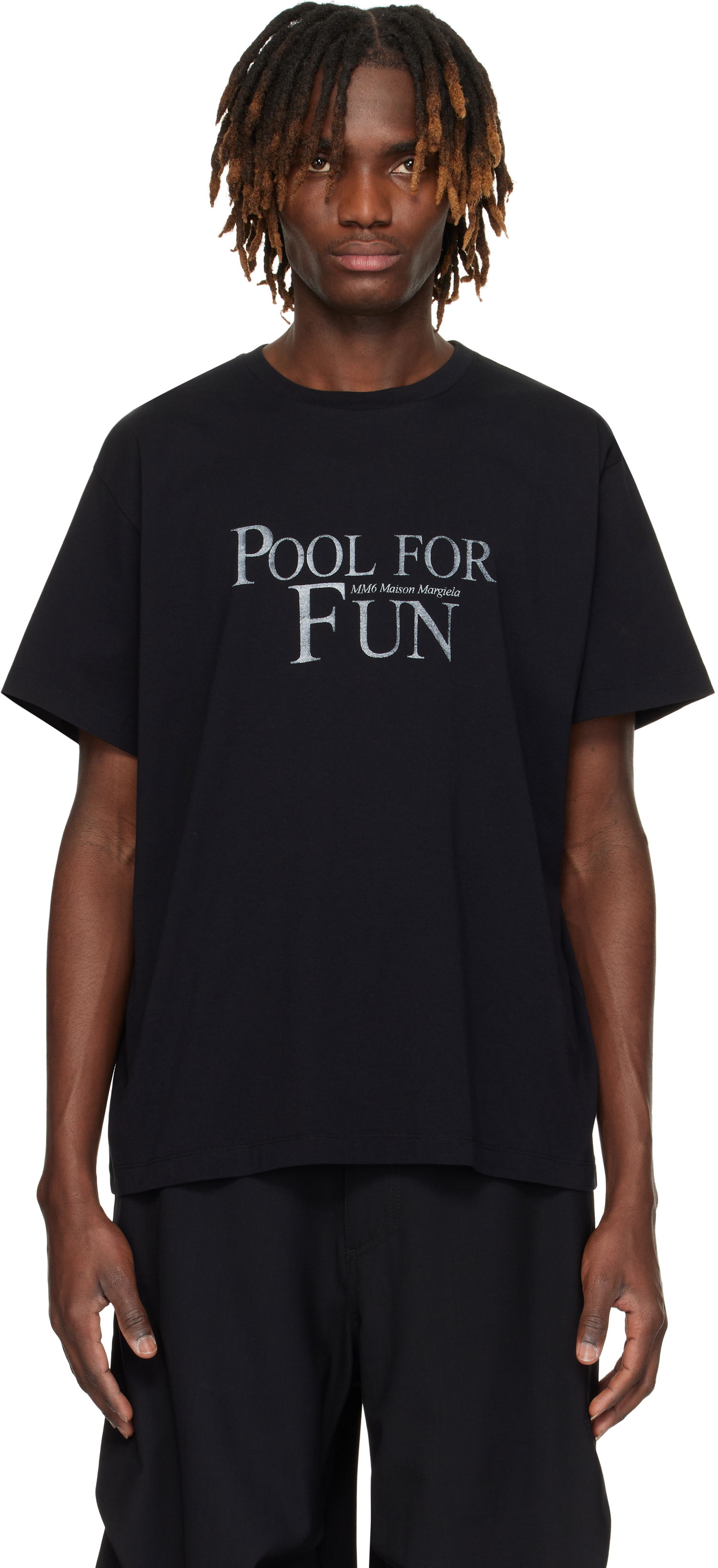 Tričko Maison Margiela MM6 Maison Margiela 'Pool For Fun' T-Shirt Čierna | SH0GC0044 S24312, 0