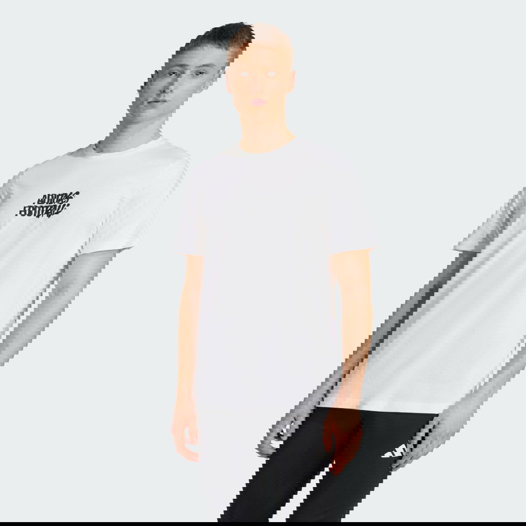 Tričko adidas Performance Football Tango History Graphic Tee Biela | JM8933, 0