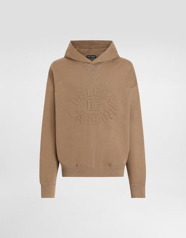 Mikina Dolce & Gabbana Dolce & Gabbana Cotton Logo Hoodie Béžová | G9BNLZG7O2PM0672, 0