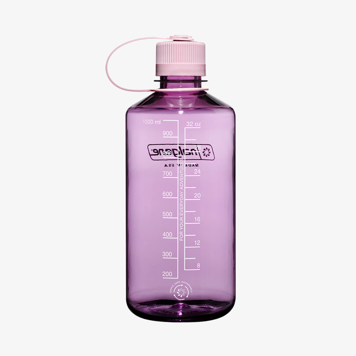 Fľaše Nalgene 1000ml Narrow Mouth Sustain Water Bottle Fialová | 2021-2932, 0