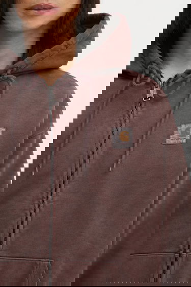 Mikina Carhartt WIP Full-Zip Hooded Vista Jacket Hnedá | I029524.33HGD, 3