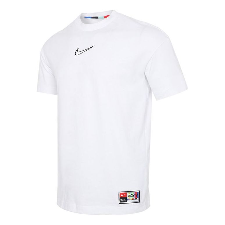 Tričko Nike Embroidered Logo Training T-Shirt Biela | CZ1010-100, 0