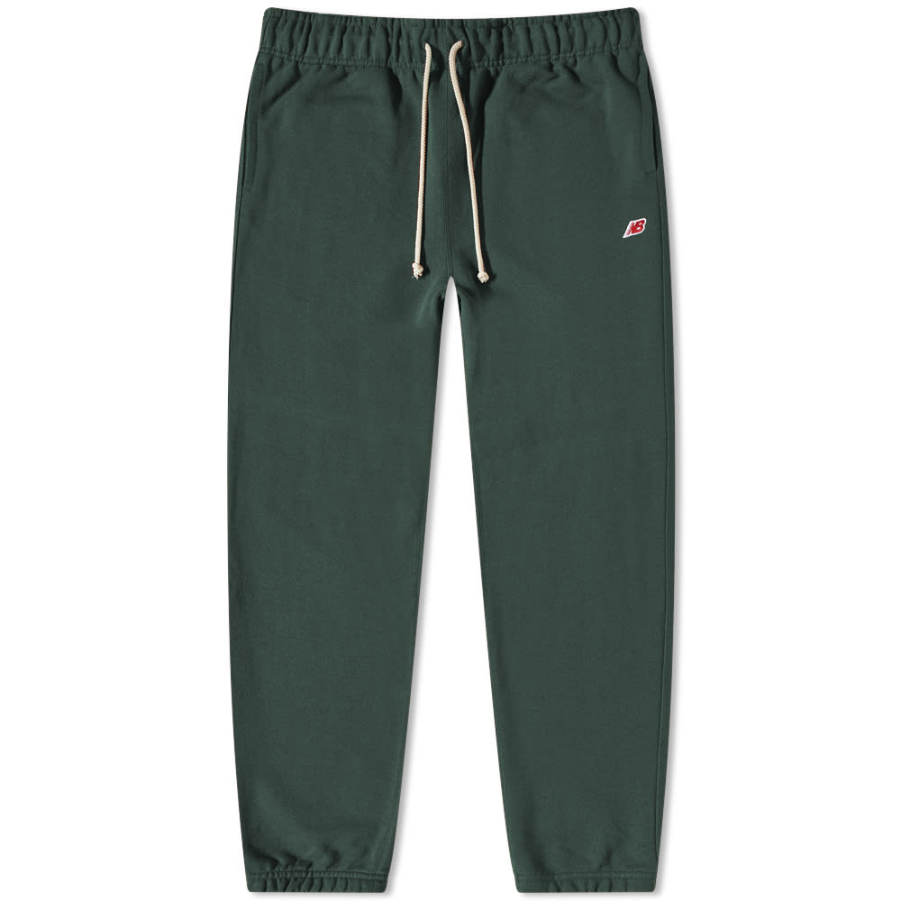 Tepláky New Balance Made in USA Sweat Pant Zelené | MP21547-MTN, 0