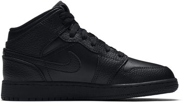 Tenisky a topánky Jordan Air Jordan 1 Mid GS "Triple Black" Čierna | 554725-091, 2
